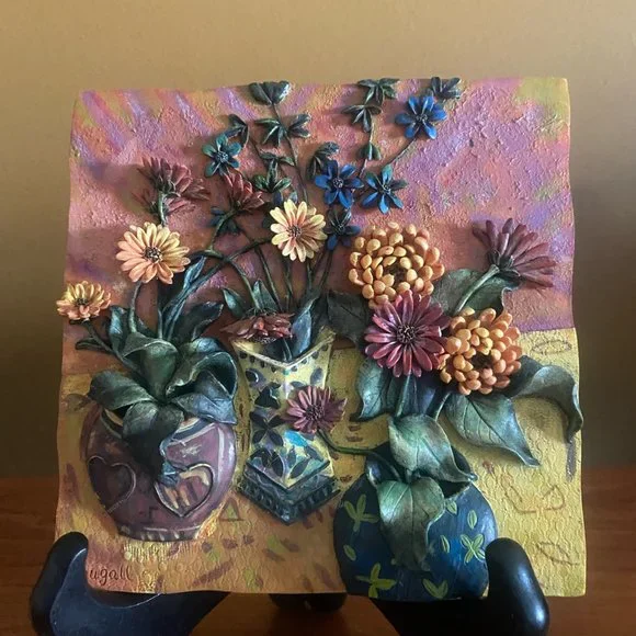 Jae Dougall floral decorative tiles - Picture 2 of 11